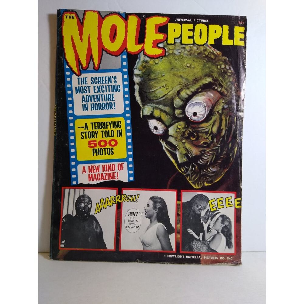 The Mole People Magazine 1964 Horror Sci-Fi Movie Photos Universal Pictures